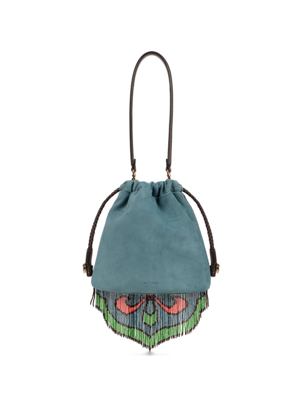 Etro Bags Clear Blue Calf Suede
