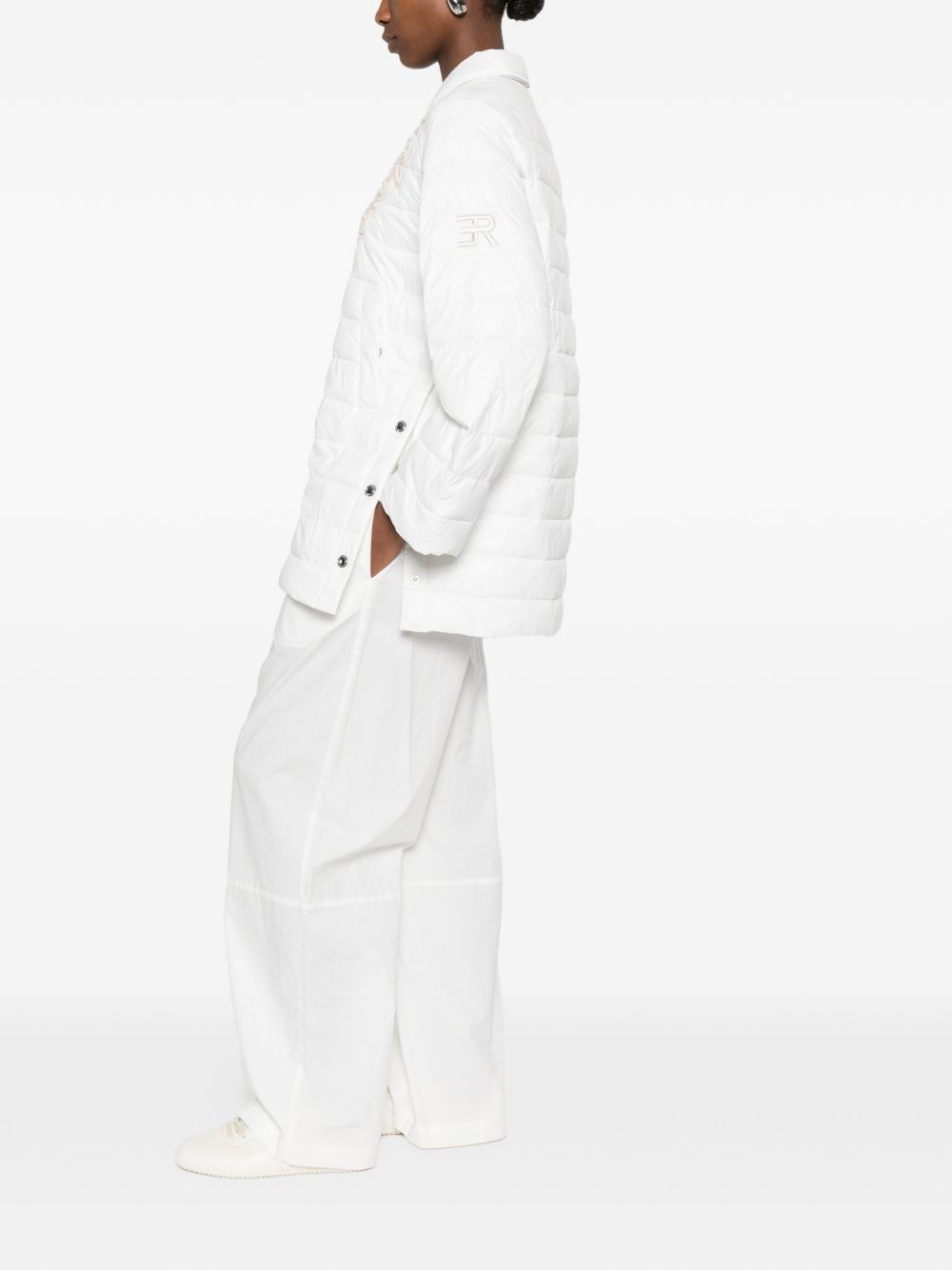 ERMANNO FIRENZE Coats White Polyamide