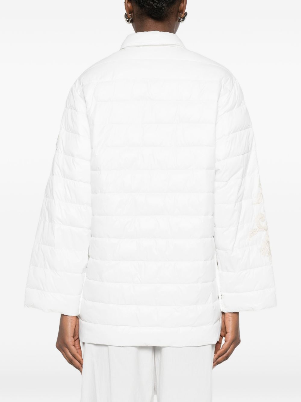 ERMANNO FIRENZE Coats White Polyamide