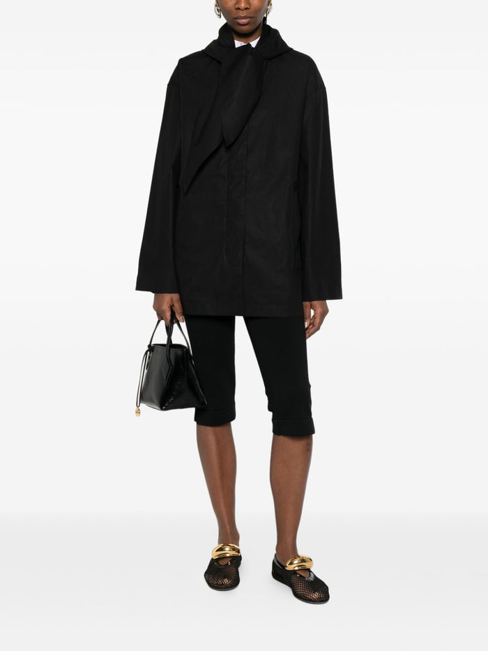 TOTEME MAIN Coats Black Organic Cotton