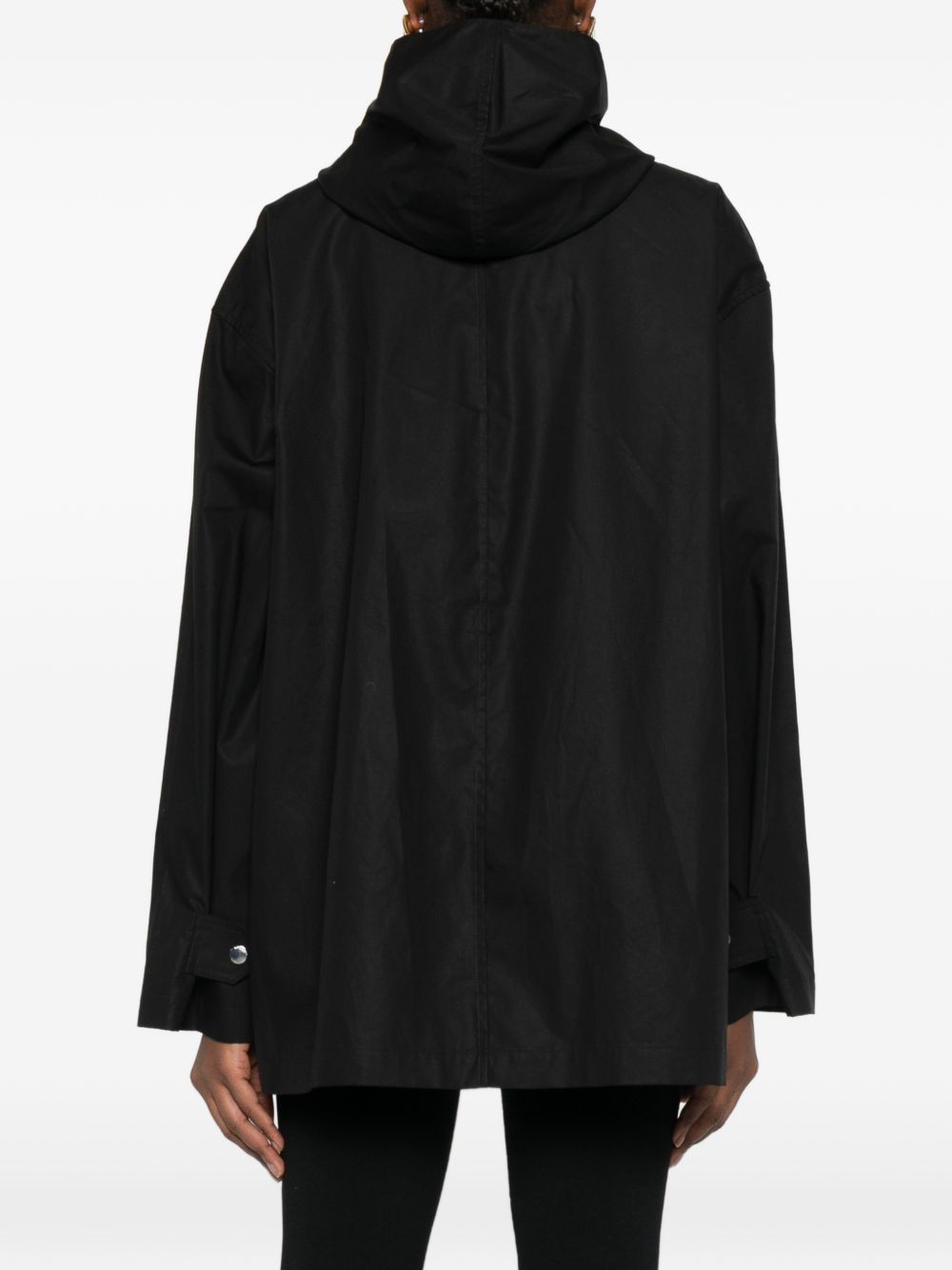 TOTEME MAIN Coats Black Organic Cotton