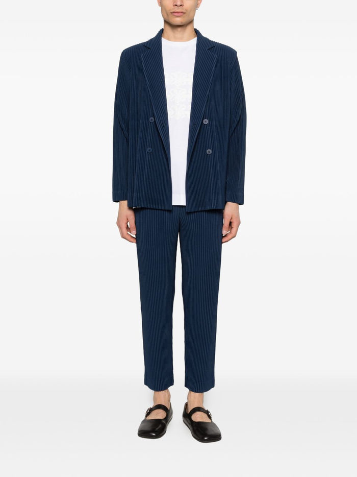 HOMME PLISSE ISSEY MIYAKE Trousers Blue Polyester