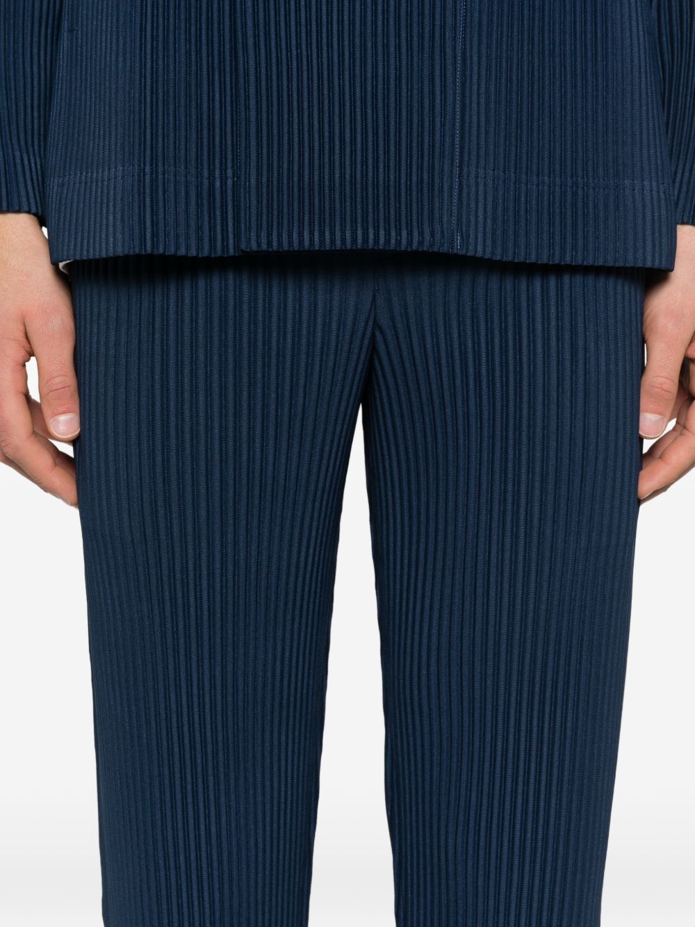 HOMME PLISSE ISSEY MIYAKE Trousers Blue Polyester