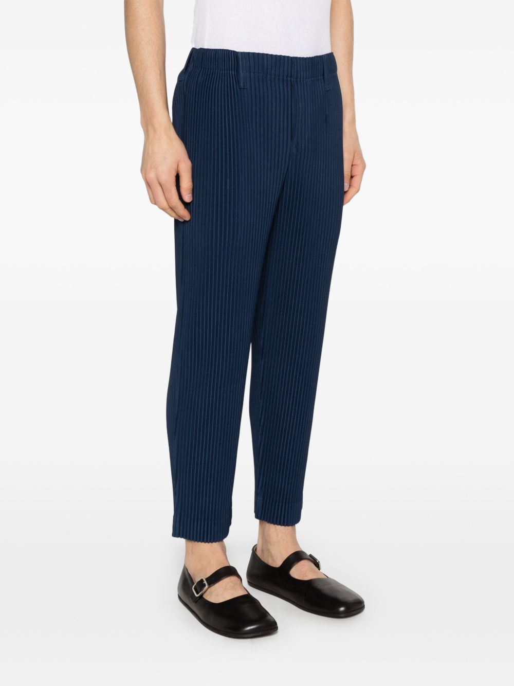 HOMME PLISSE ISSEY MIYAKE Trousers Blue Polyester