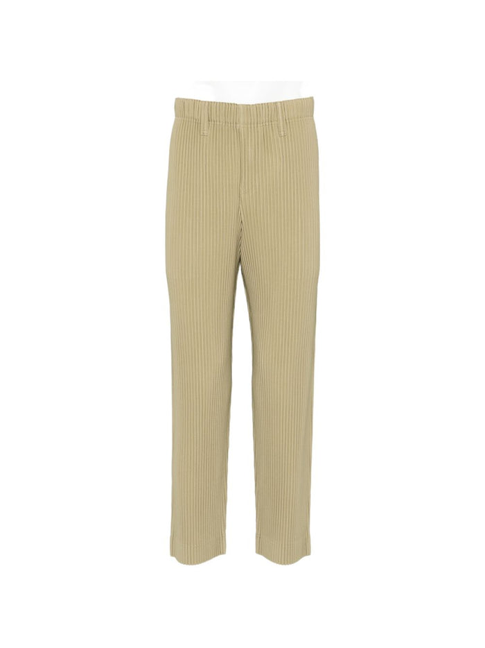 HOMME PLISSE ISSEY MIYAKE Trousers Green Polyester