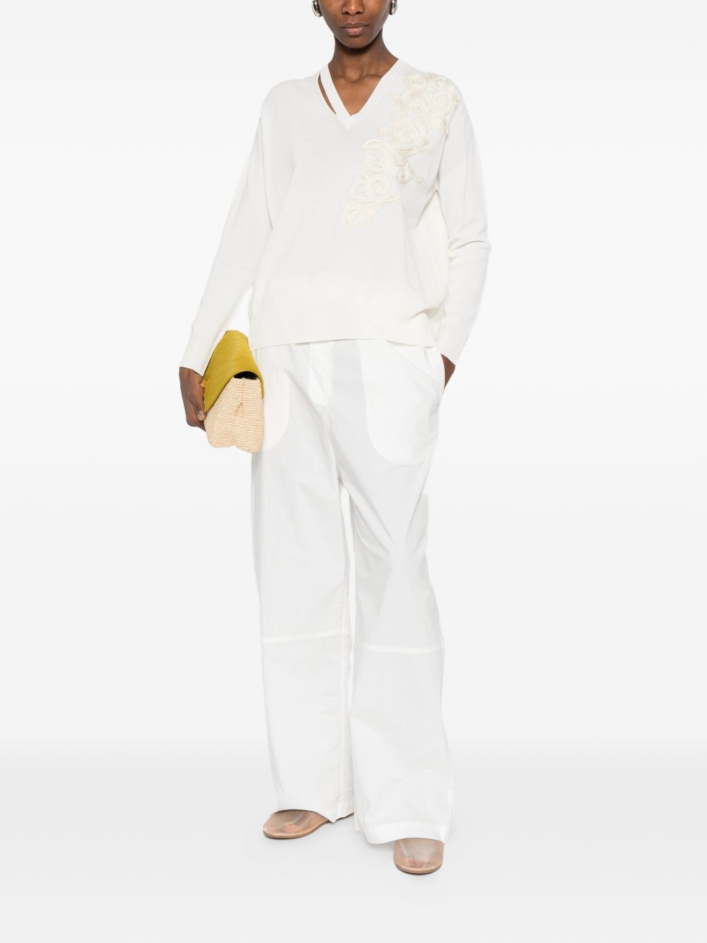ERMANNO FIRENZE Sweaters White Viscose