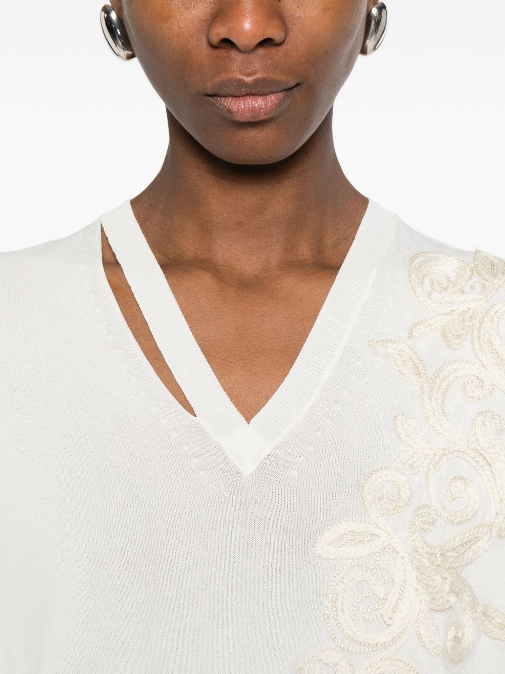 ERMANNO FIRENZE Sweaters White Viscose