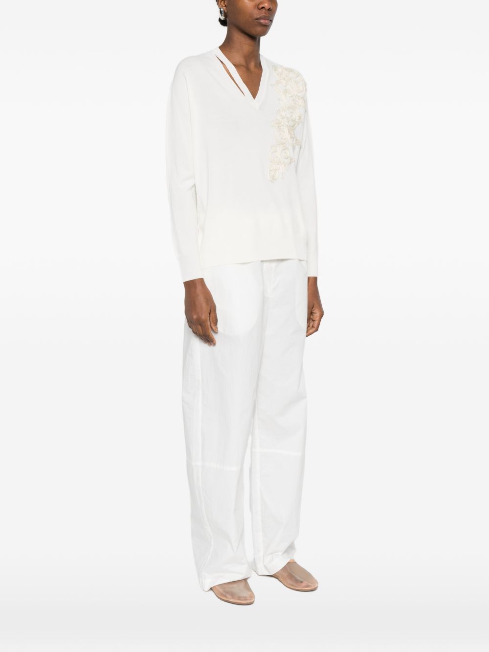 ERMANNO FIRENZE Sweaters White Viscose