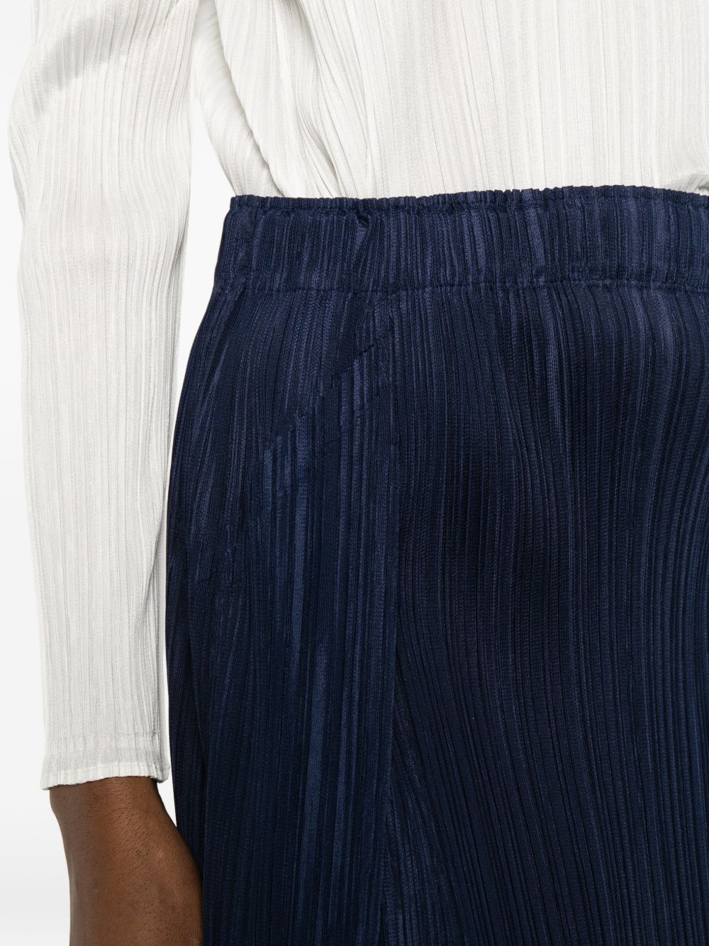 Pleats Please Skirts Blue Polyester