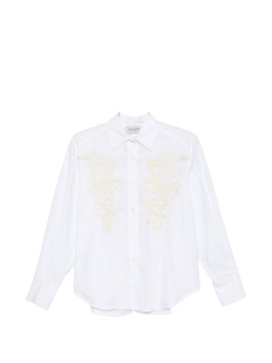 Ermanno Firenze Embroidered cotton shirt