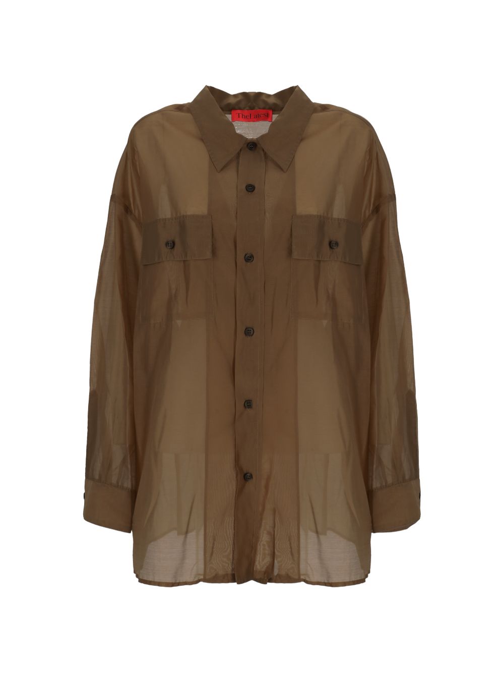 THE LATEST Shirts Brown Lyocell