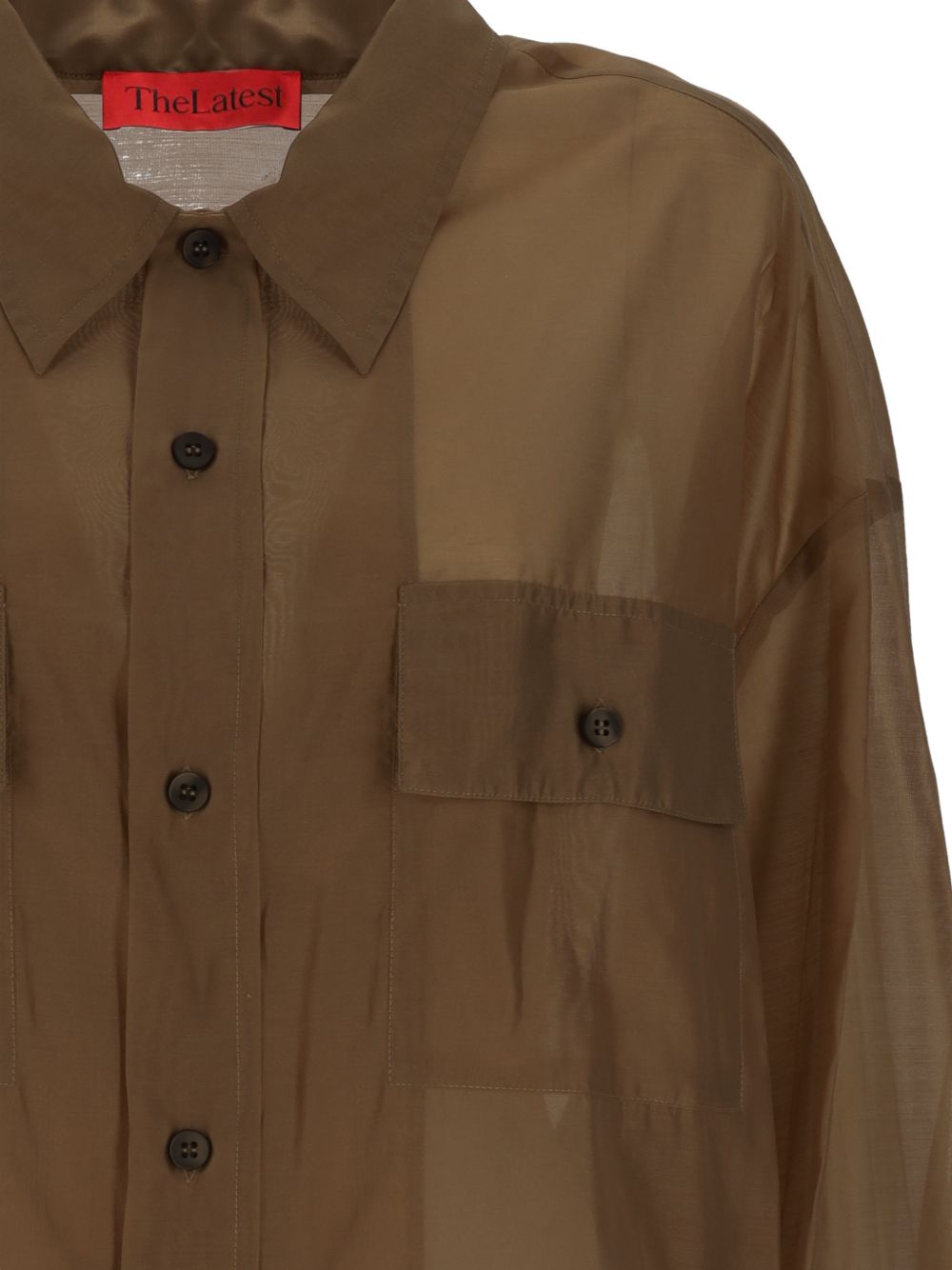 THE LATEST Shirts Brown Lyocell