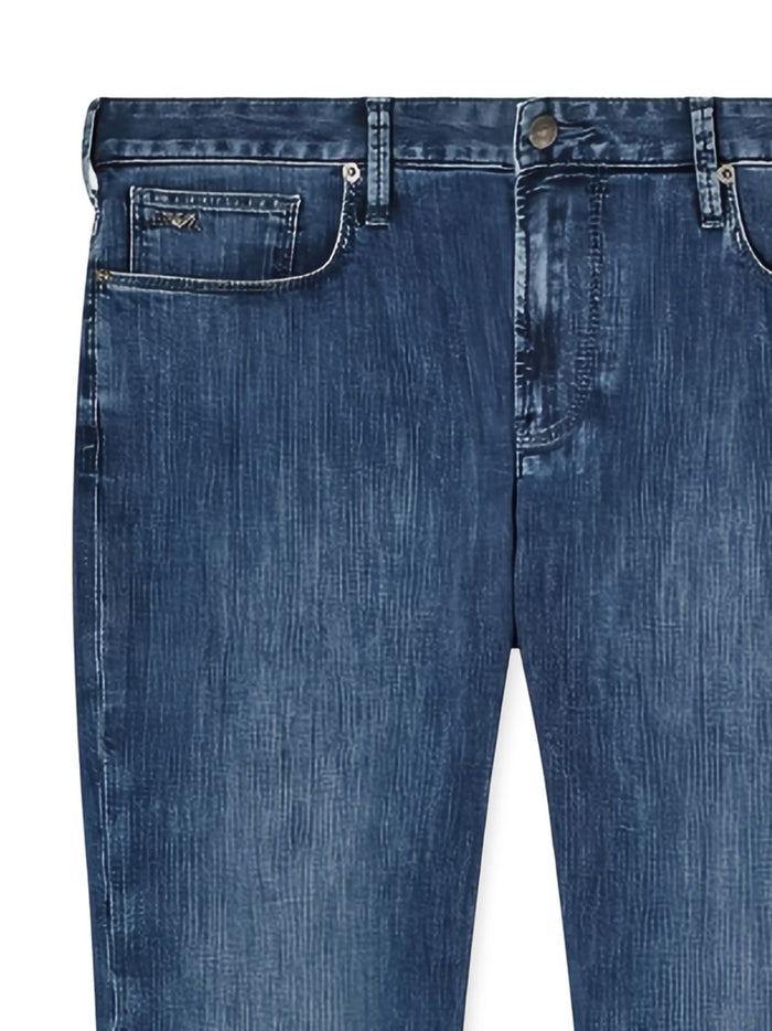 Emporio Armani Jeans Clear Blue Elastane