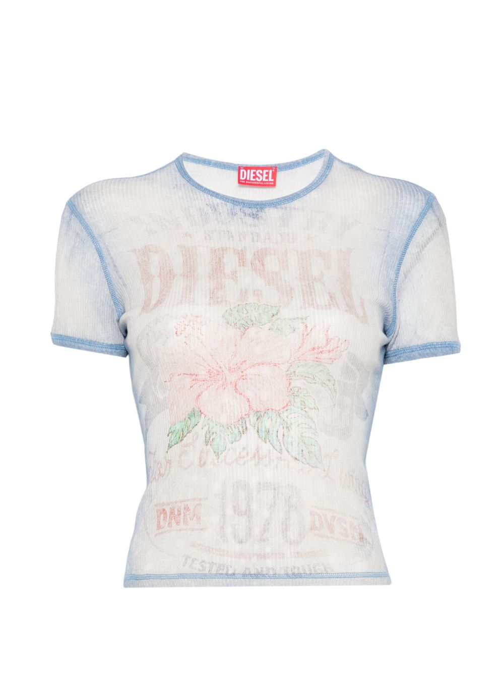 Diesel T-Shirts And Polos Blue Cotton