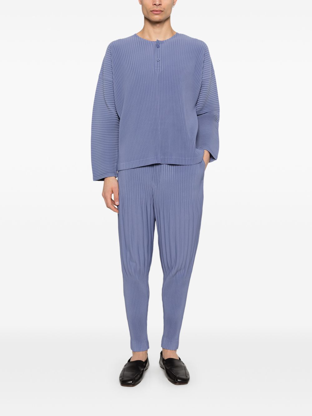 HOMME PLISSE ISSEY MIYAKE Trousers Purple Polyester