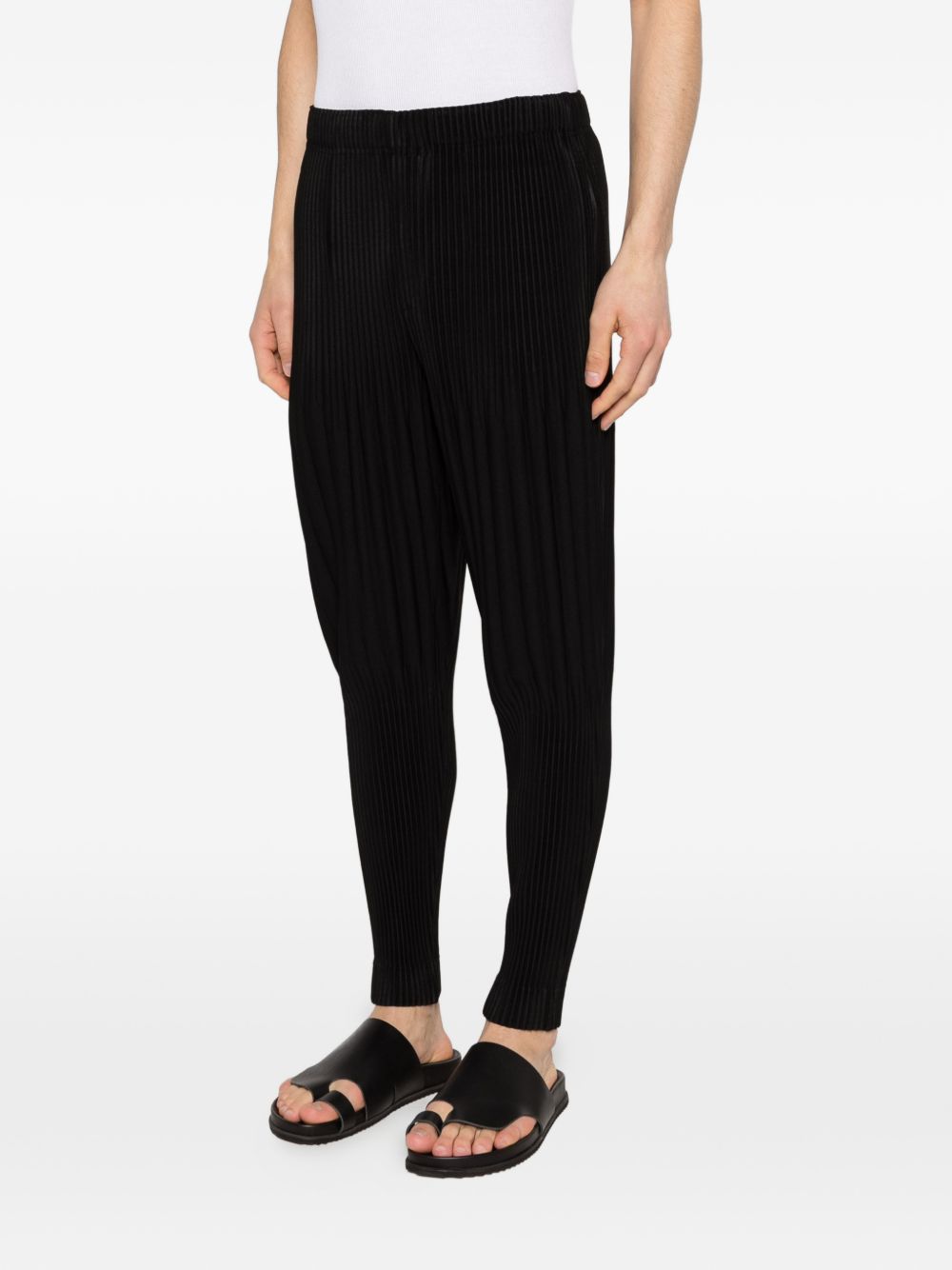 HOMME PLISSE ISSEY MIYAKE Trousers Black Polyester