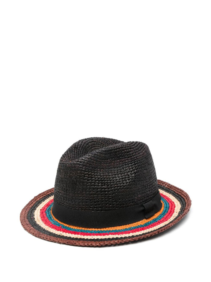 Paul Smith Hats Black Straw