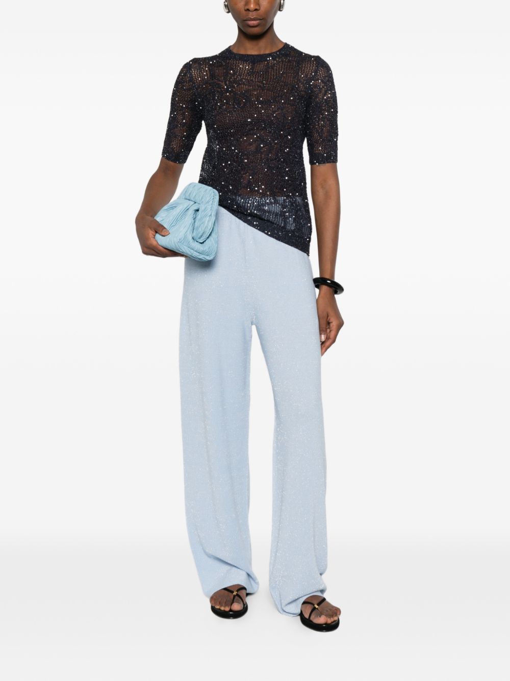Fabiana Filippi T-shirts and Polos Blue Polyester