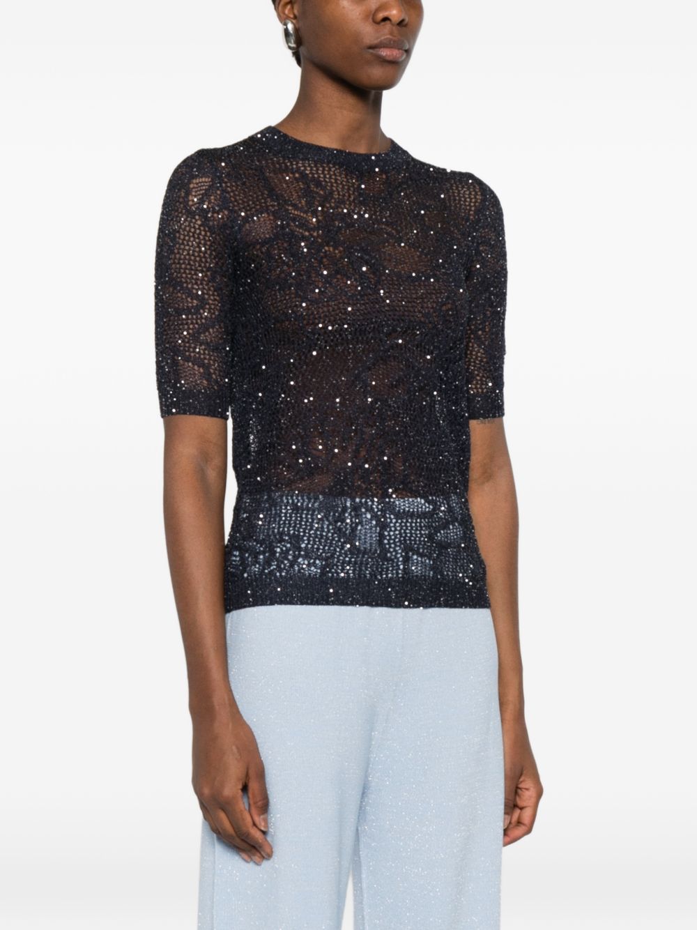 Fabiana Filippi T-shirts and Polos Blue Polyester
