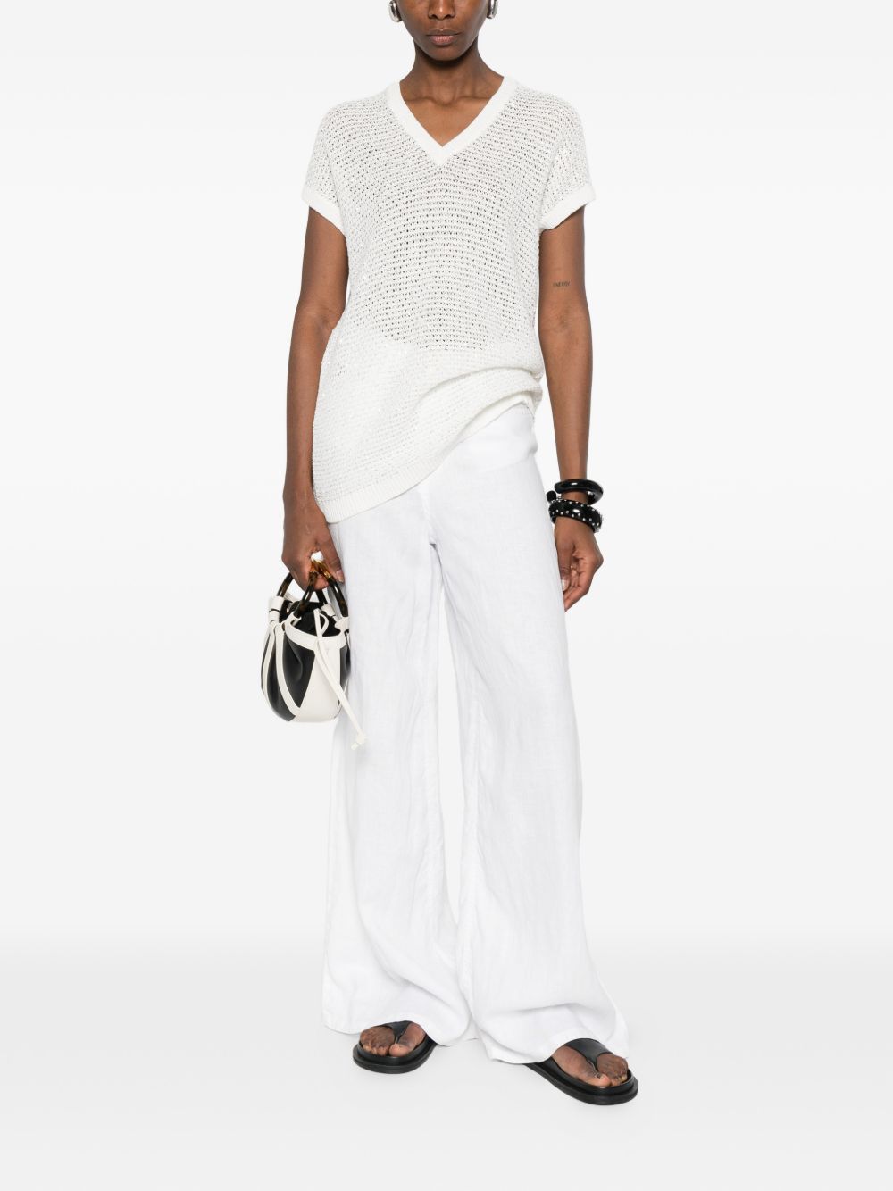 Fabiana Filippi T-shirts and Polos White Cotton