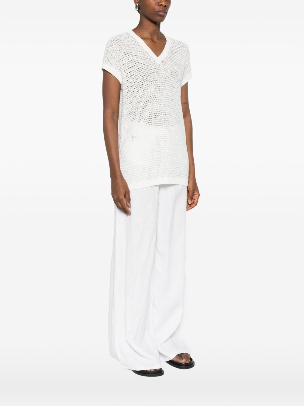 Fabiana Filippi T-shirts and Polos White Cotton