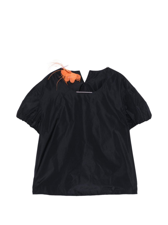 SUSANNE BOMMER Top Blue Polyester