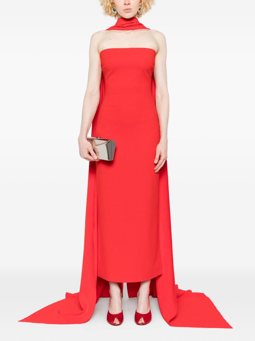 Solace London Dresses Red Polyester