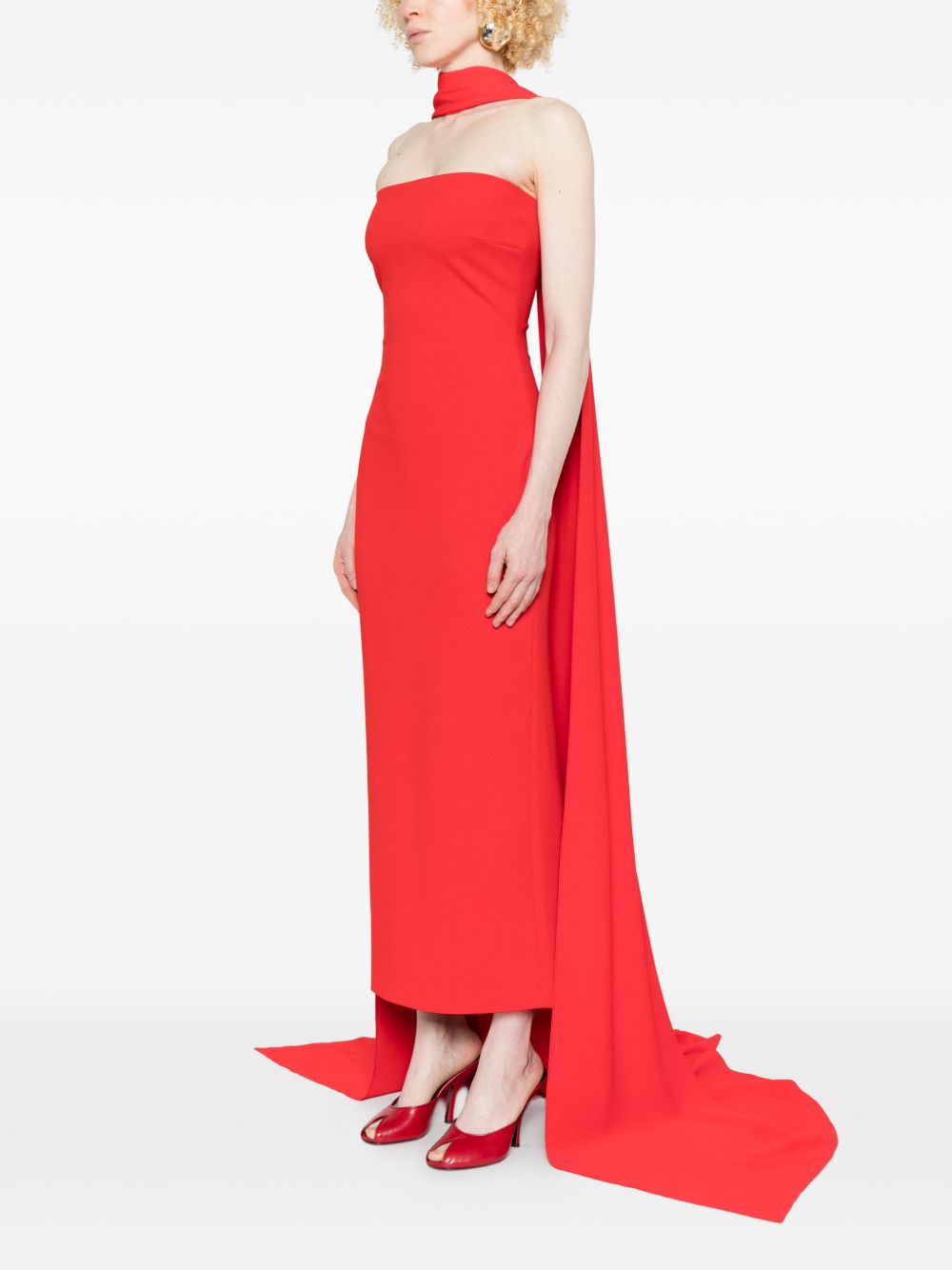 Solace London Dresses Red Polyester
