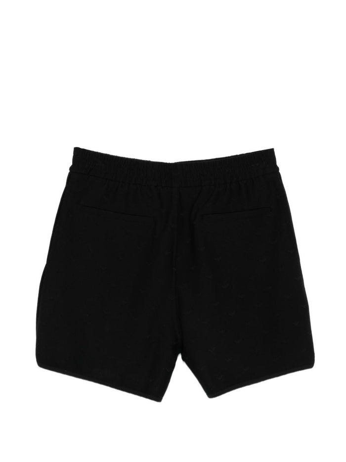 Emporio Armani Shorts Black Elastane