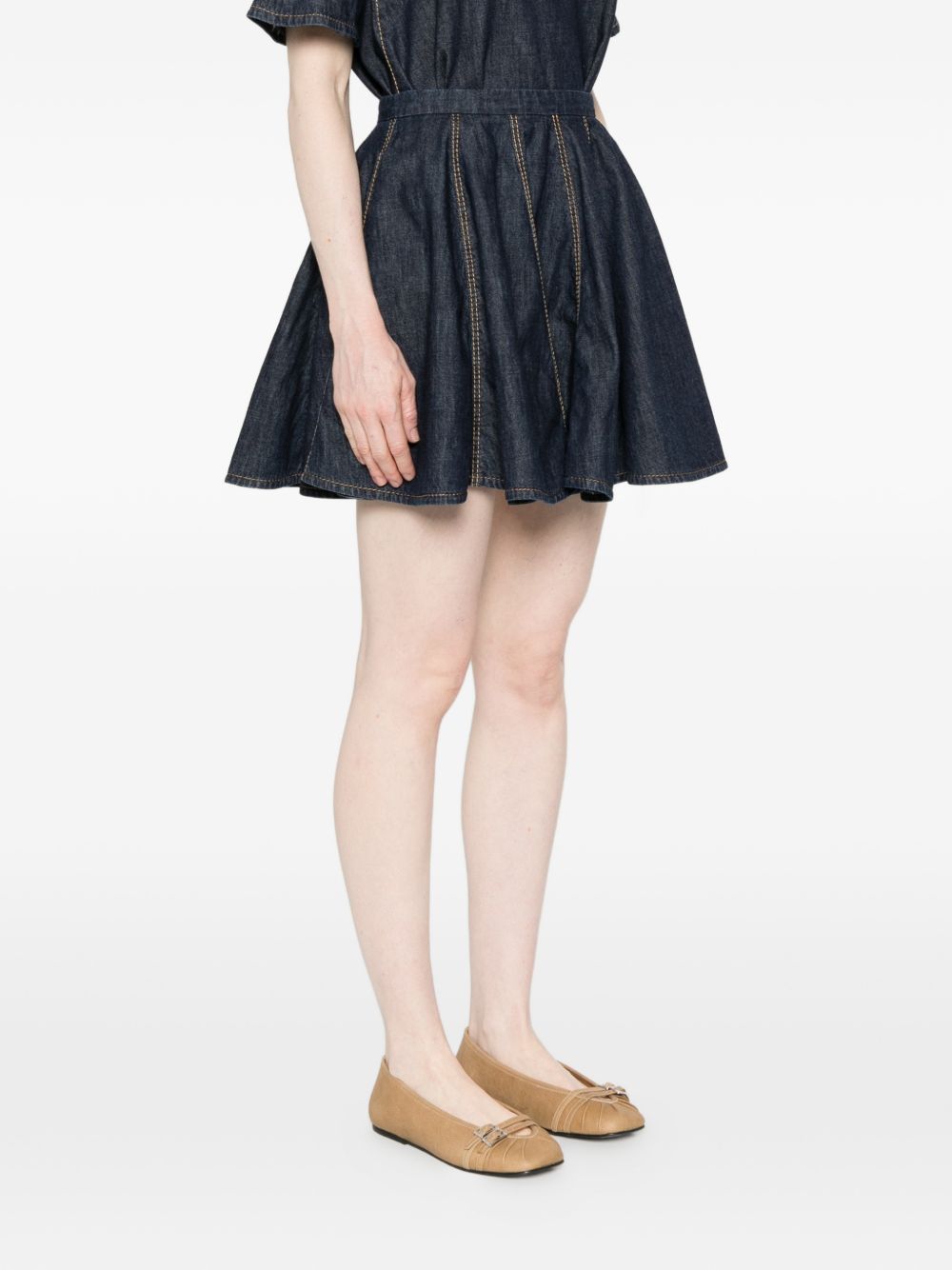 SUSANNE BOMMER Skirts Blue Cotton