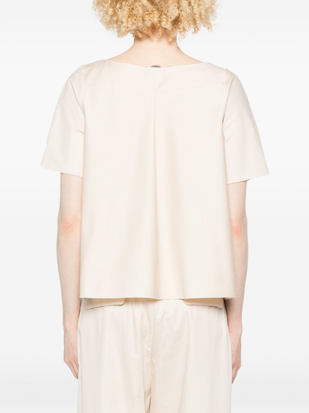 SUSANNE BOMMER T-shirts and Polos Ivory Cotton