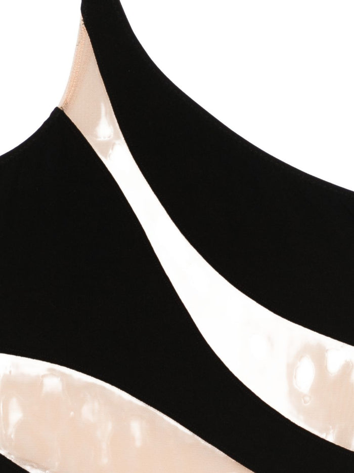 Norma Kamali Top Black Polyester Elastane