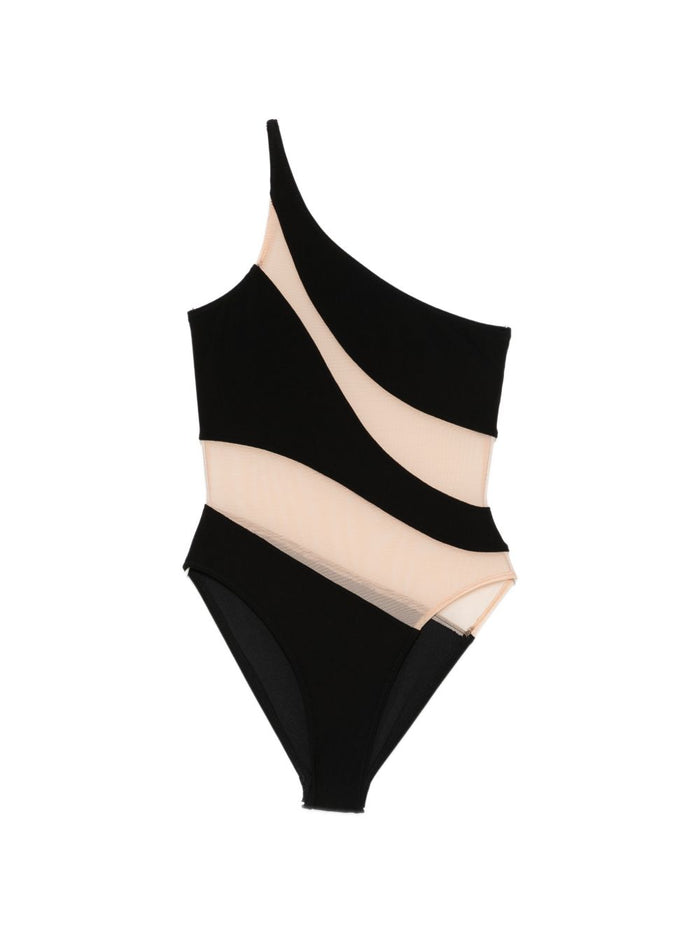 Norma Kamali Top Black Polyester Elastane