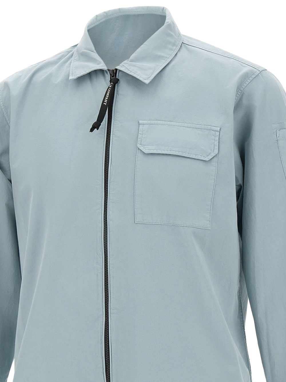 C.P.Company Coats Light Grey Cotton