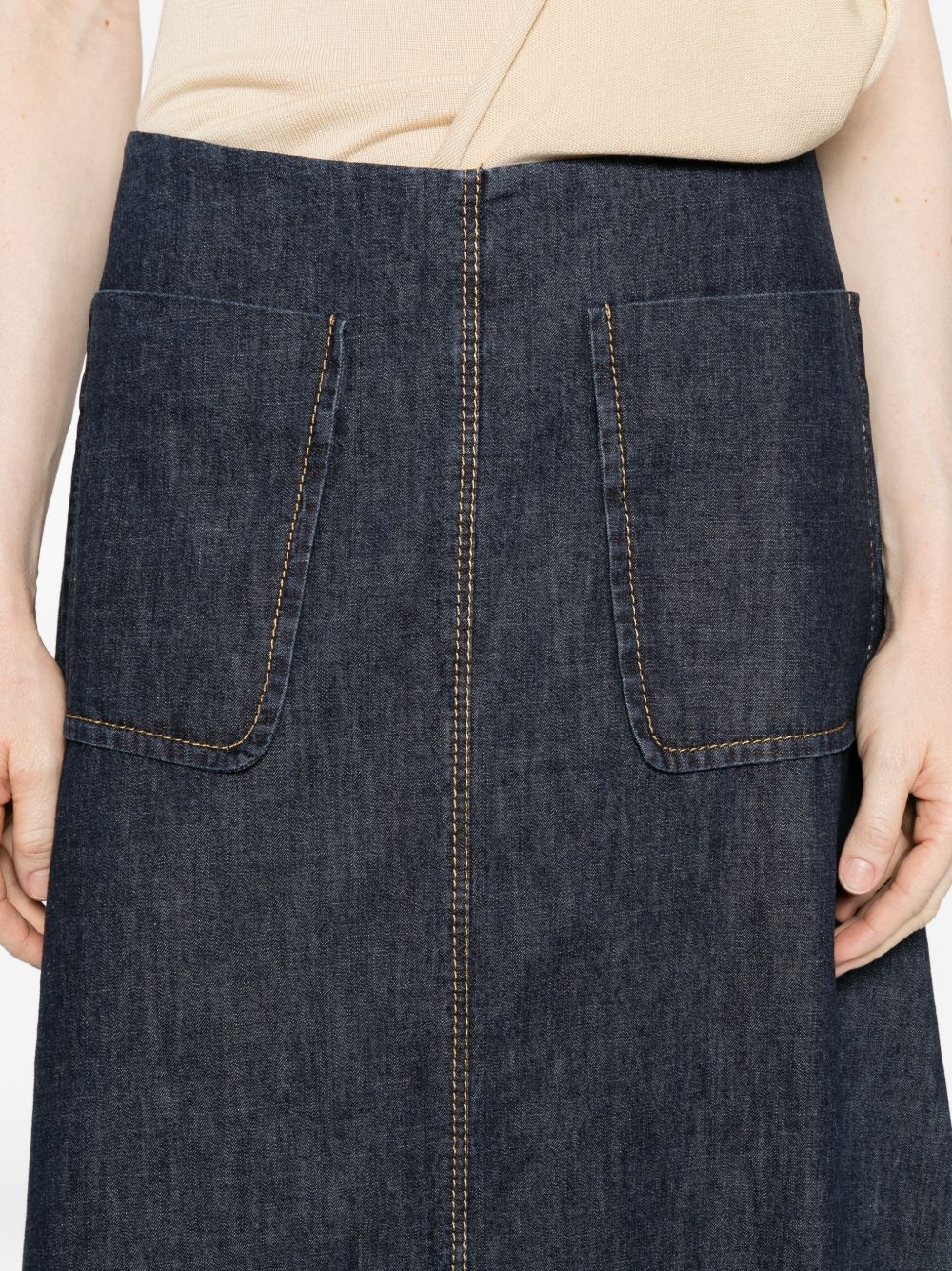 SUSANNE BOMMER Skirts Blue Cotton