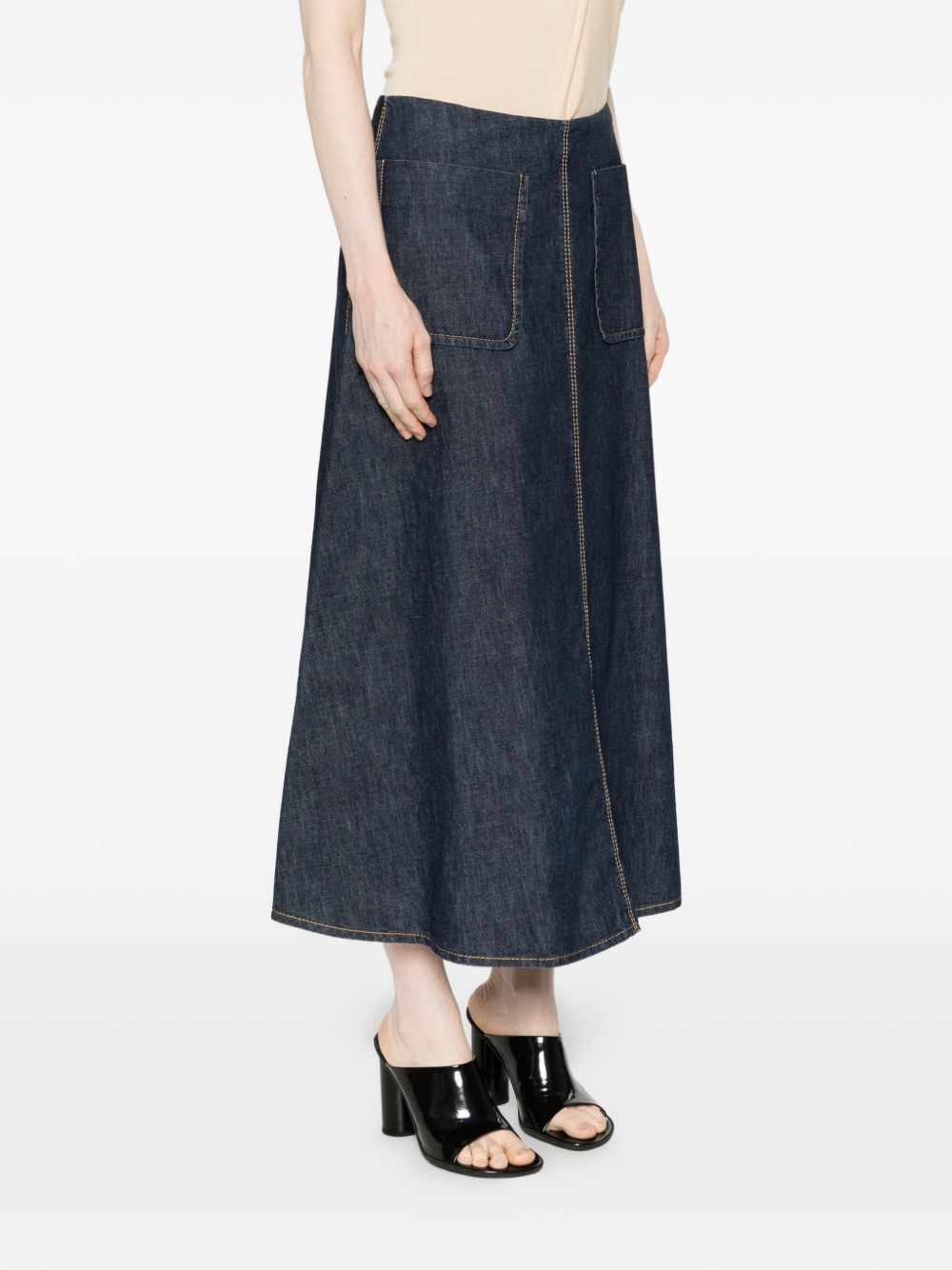 SUSANNE BOMMER Skirts Blue Cotton