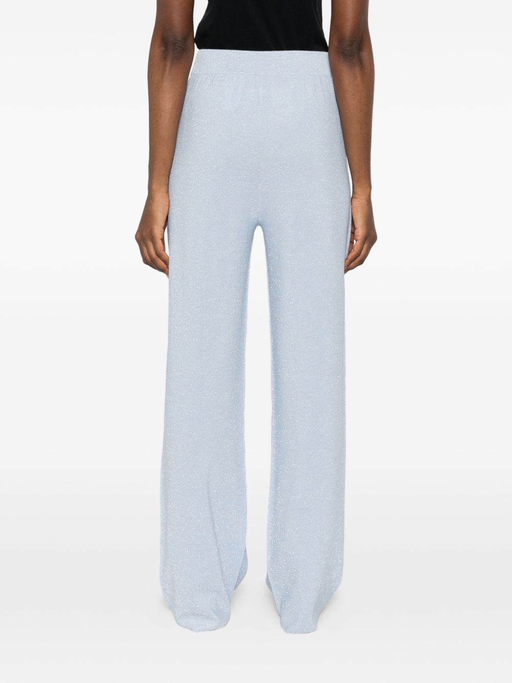 Fabiana Filippi Trousers Clear Blue Cotton