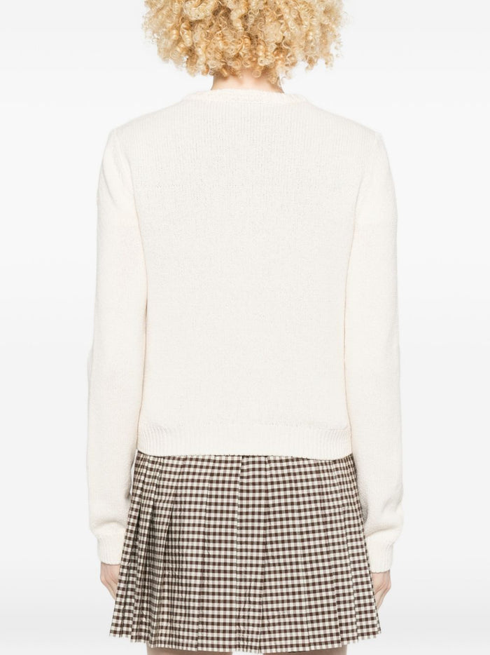 Moncler Sweaters Bianco