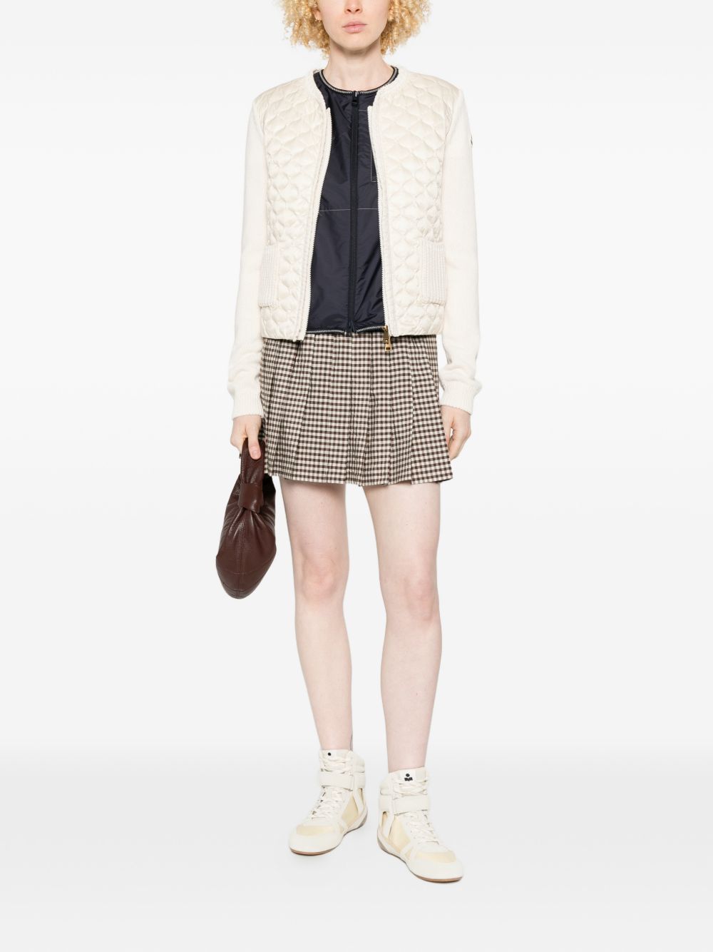 Moncler Sweaters Bianco
