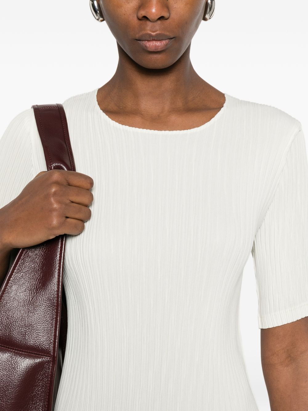 Issey Miyake Dresses White Polyester