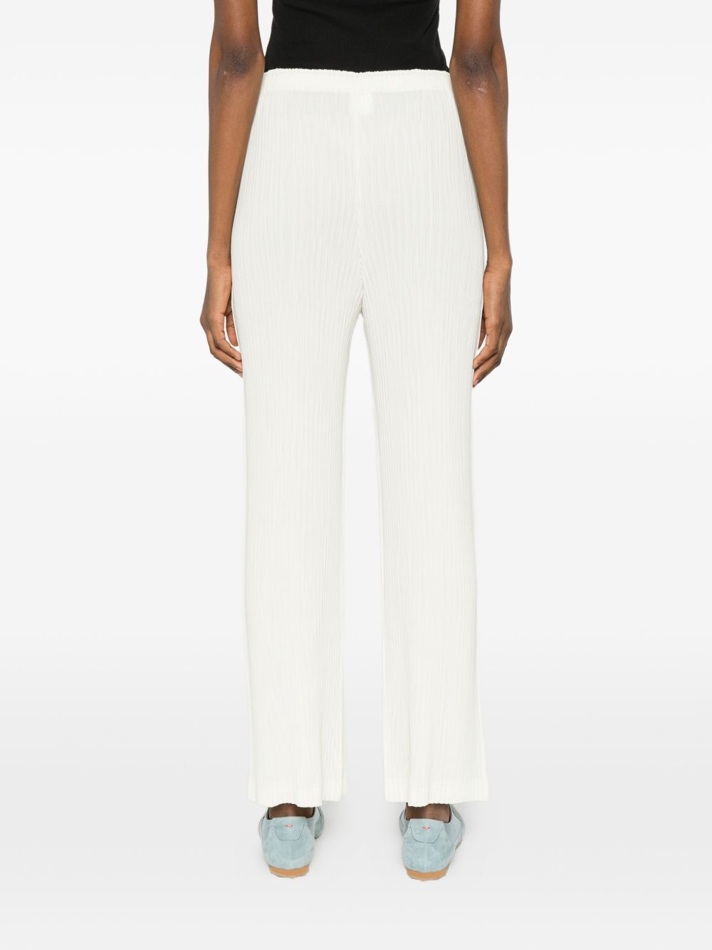 Issey Miyake Trousers White Polyester
