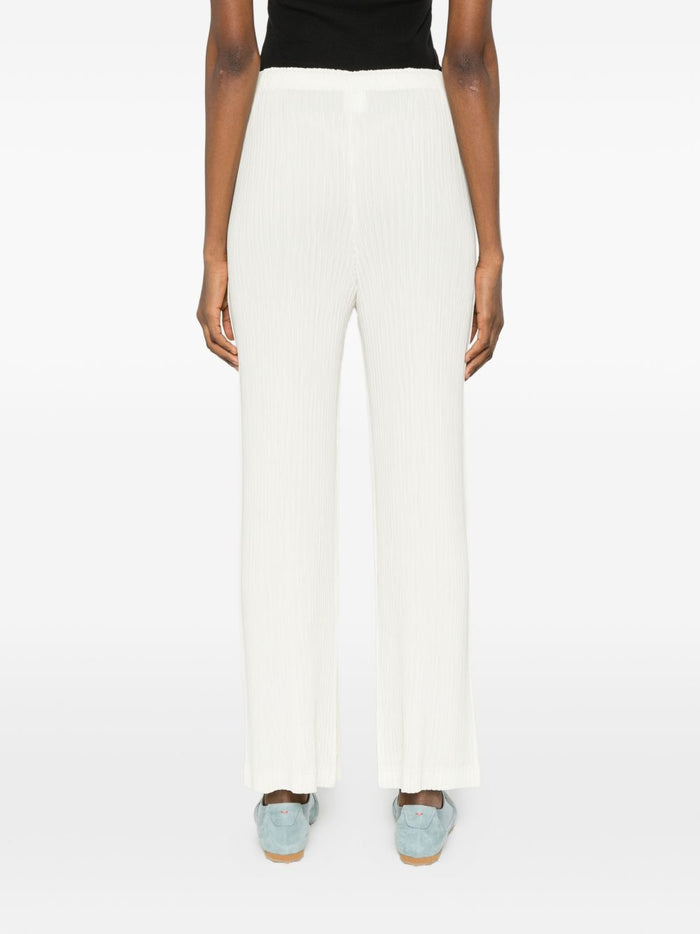 Issey Miyake Trousers White Polyester