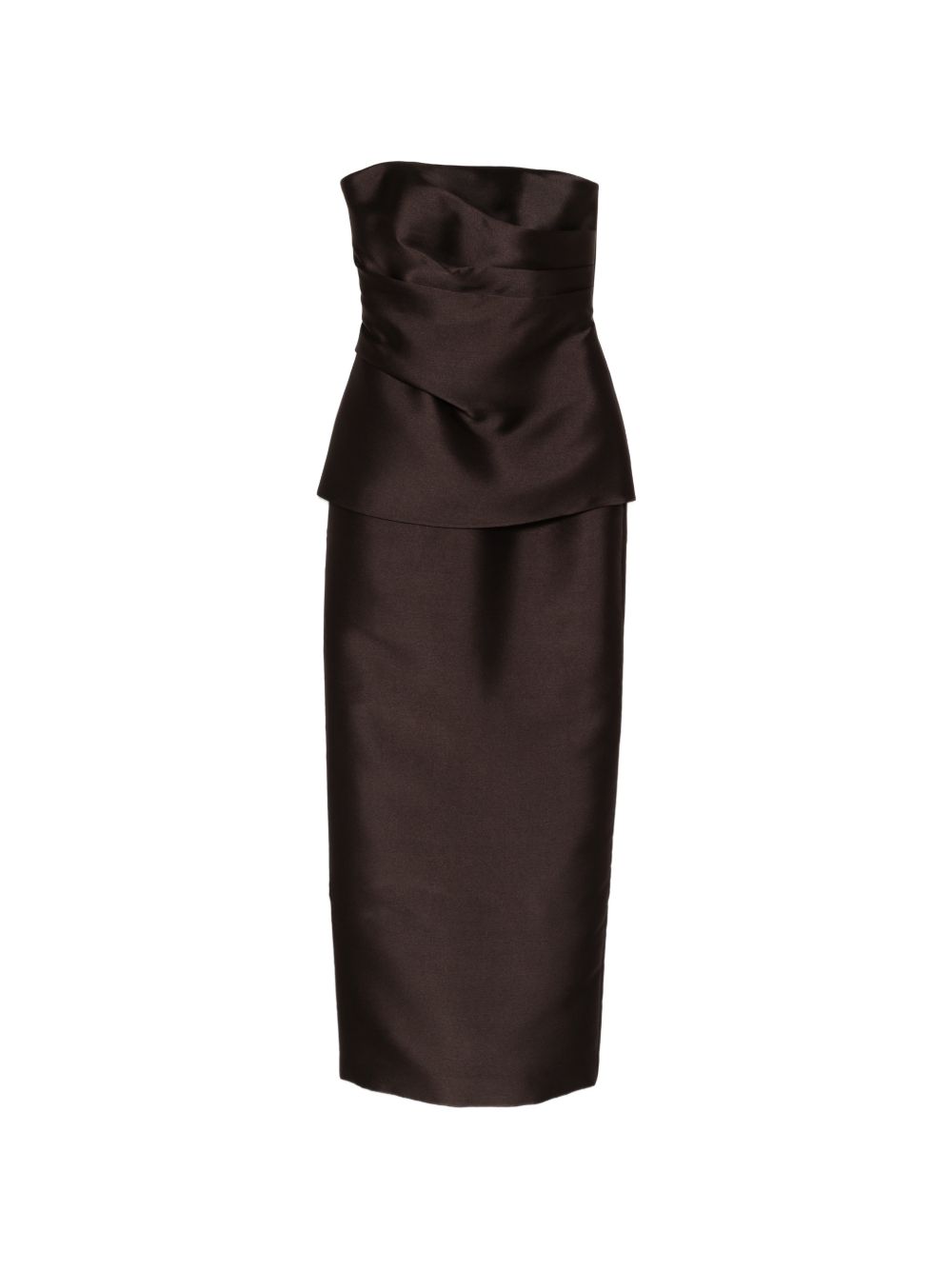Solace London Dresses Brown Outer: polyester