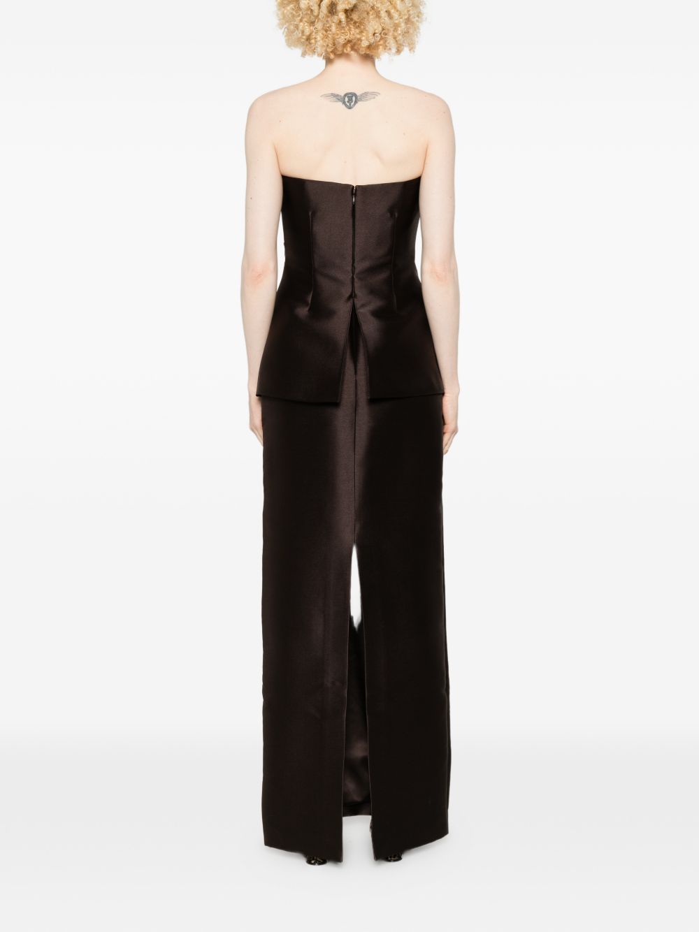 Solace London Dresses Brown Outer: polyester