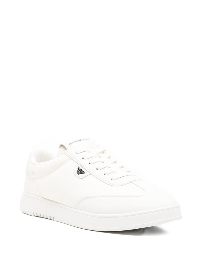 Emporio Armani Sneakers White Polyamide