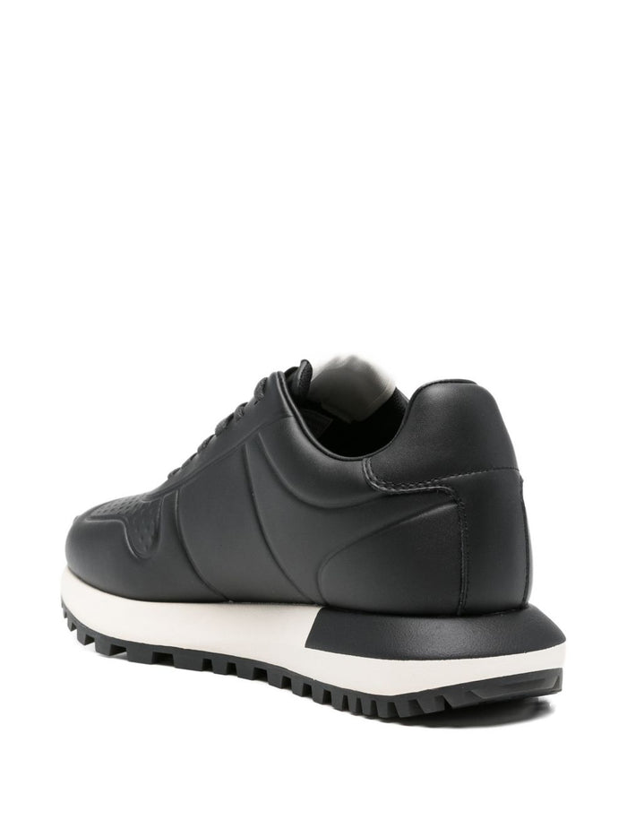 Emporio Armani Sneakers Black Bovine Leather