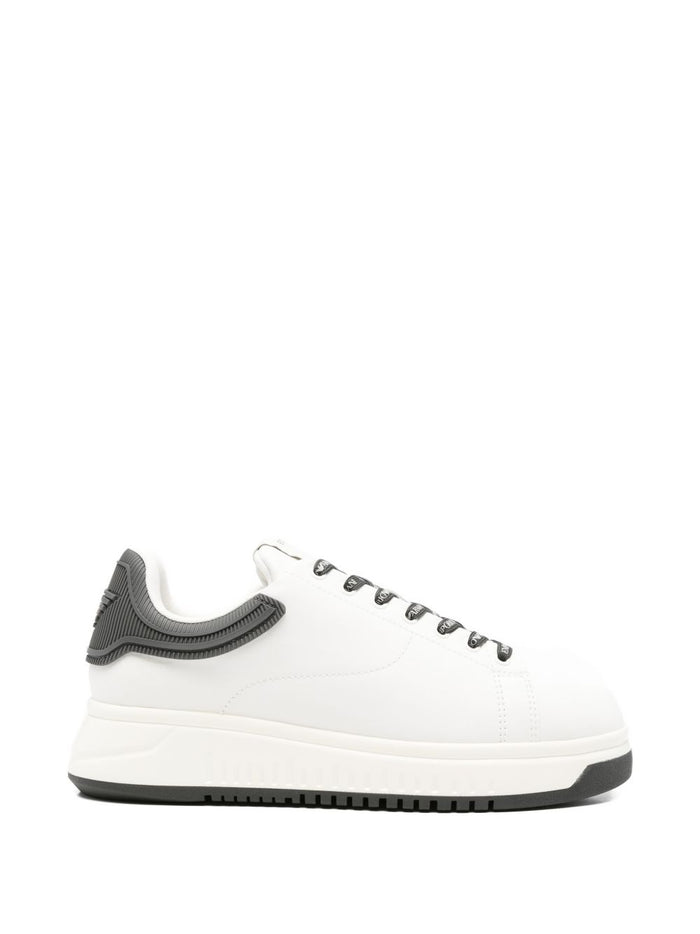 Emporio Armani Sneakers Grey Bovine Leather