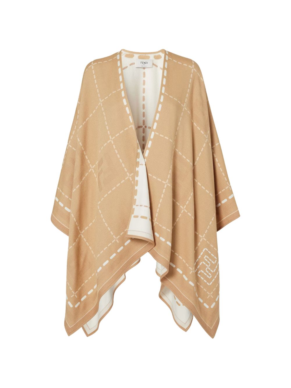 Fendi Jackets Camel Wool