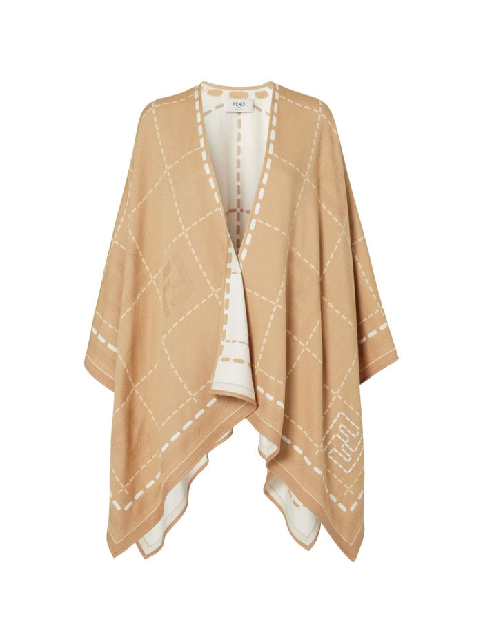 Fendi Jackets Camel Wool