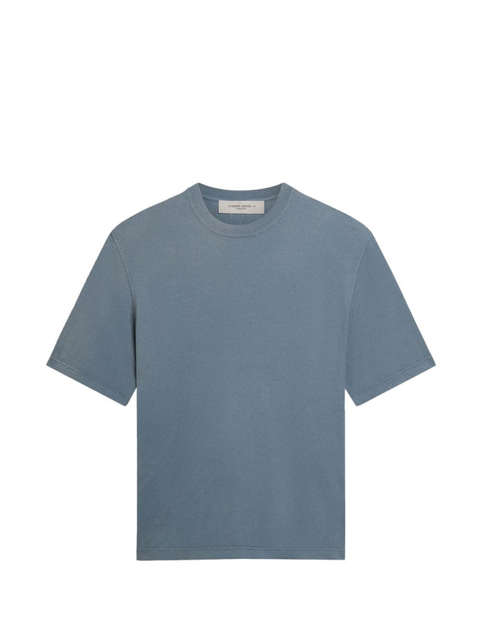 Golden Goose T-shirts and Polos Clear Blue Cotton
